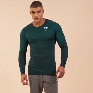 Gymshark phantom forest green long-sleeve